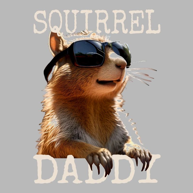 Squirrel Daddy Squirrel Dad Father's Day Dad