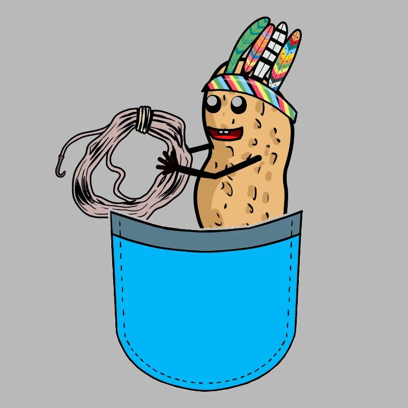 Peanut Hippie Bag Peanuts Funny