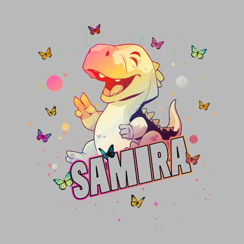 SAMIRA - Schöner MÄDCHEN Name mit süßem DINO