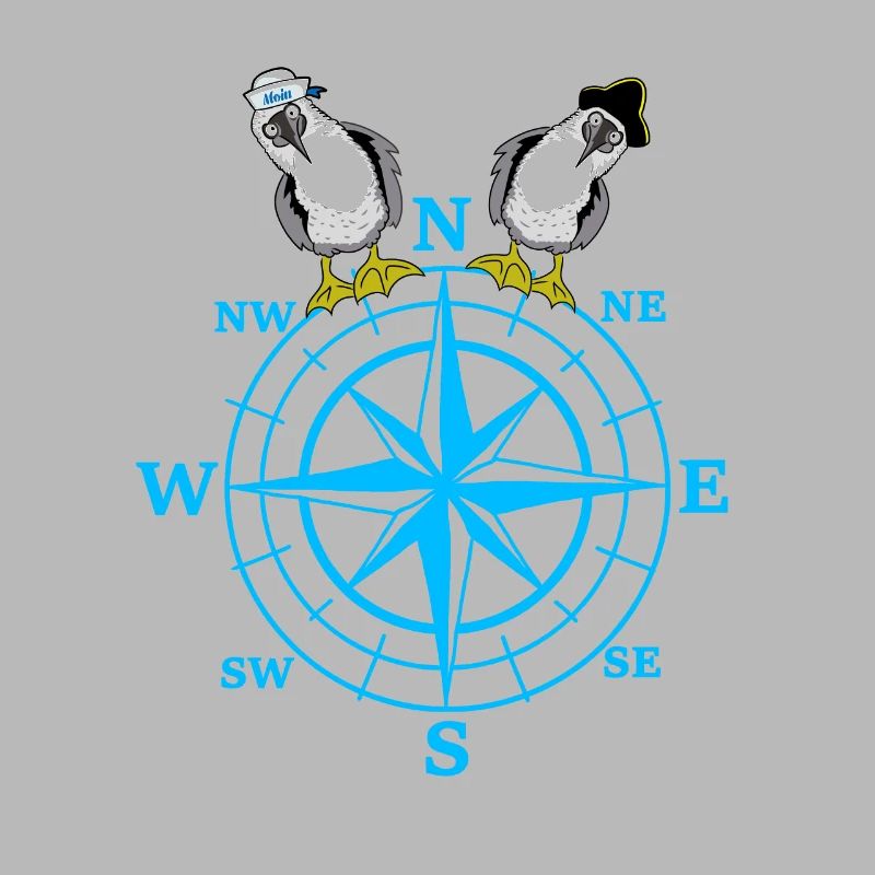 maritim Kompass Möwen Möwe