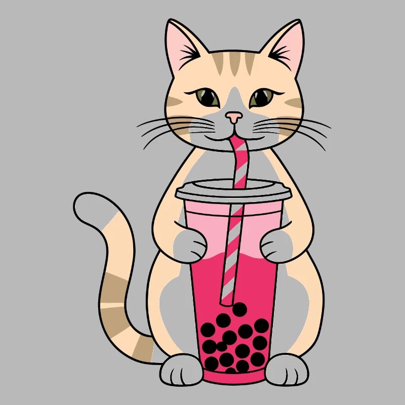 Cat Bubble Tea