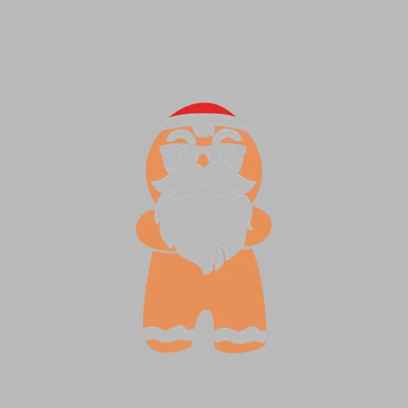 Lebkuchen Weihnachten Lebkuchenmann bärtig Bart