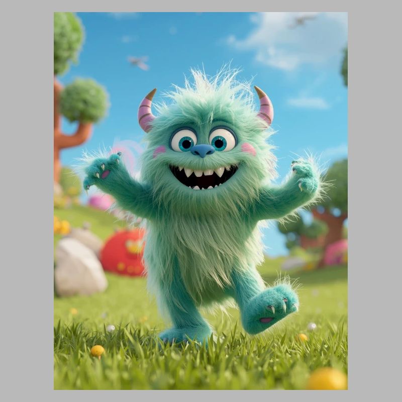 Fluzzle das süße Monster