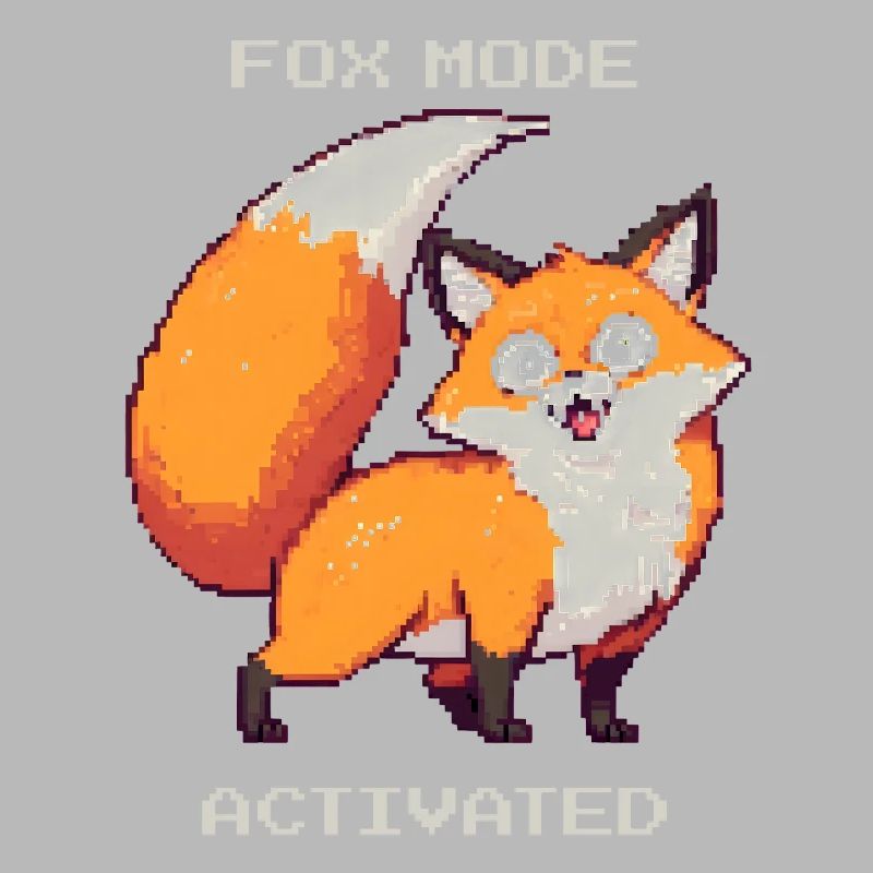Fox Mode Enabled | derpy fox humor