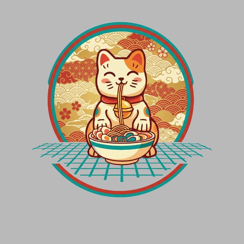 Maneki Neko Ramen Glücksbringer Katze