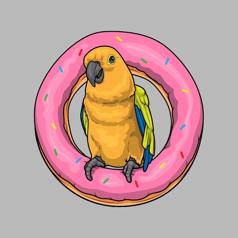 Papagei Donut