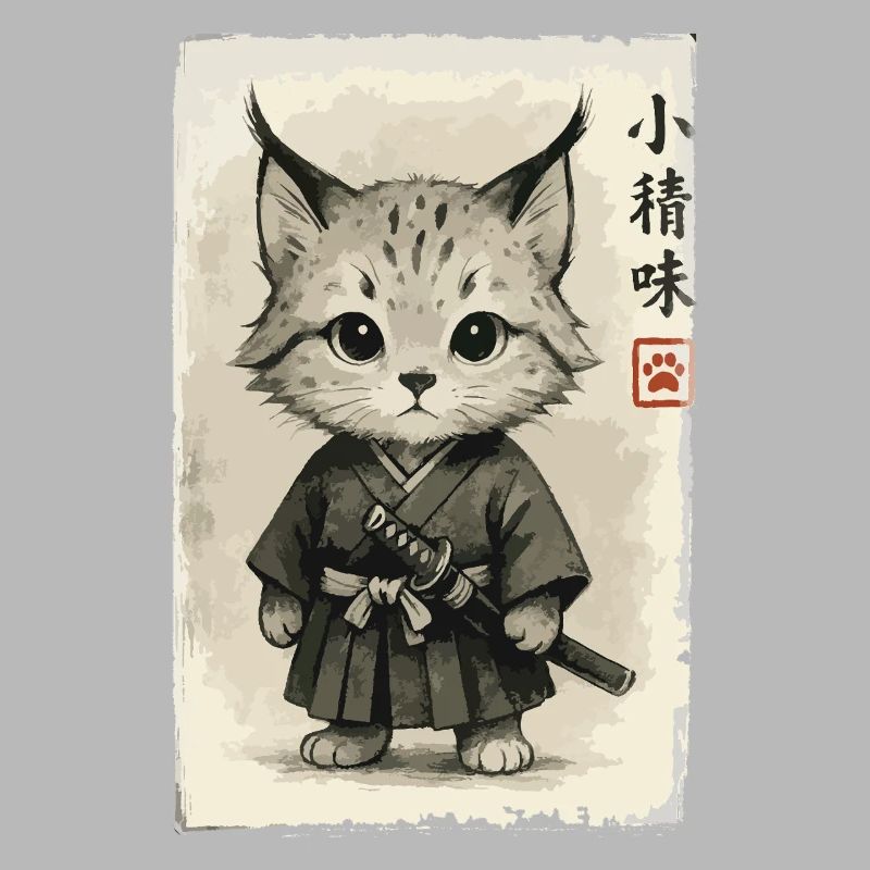 Katzen Samurai 