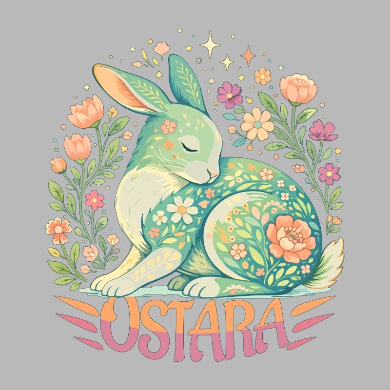 Ostara Blessings Happy Easter Ostara Rabbit