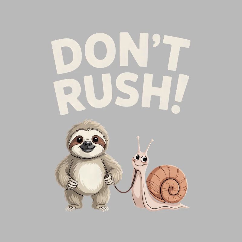 Sloth and Snail Don't rush