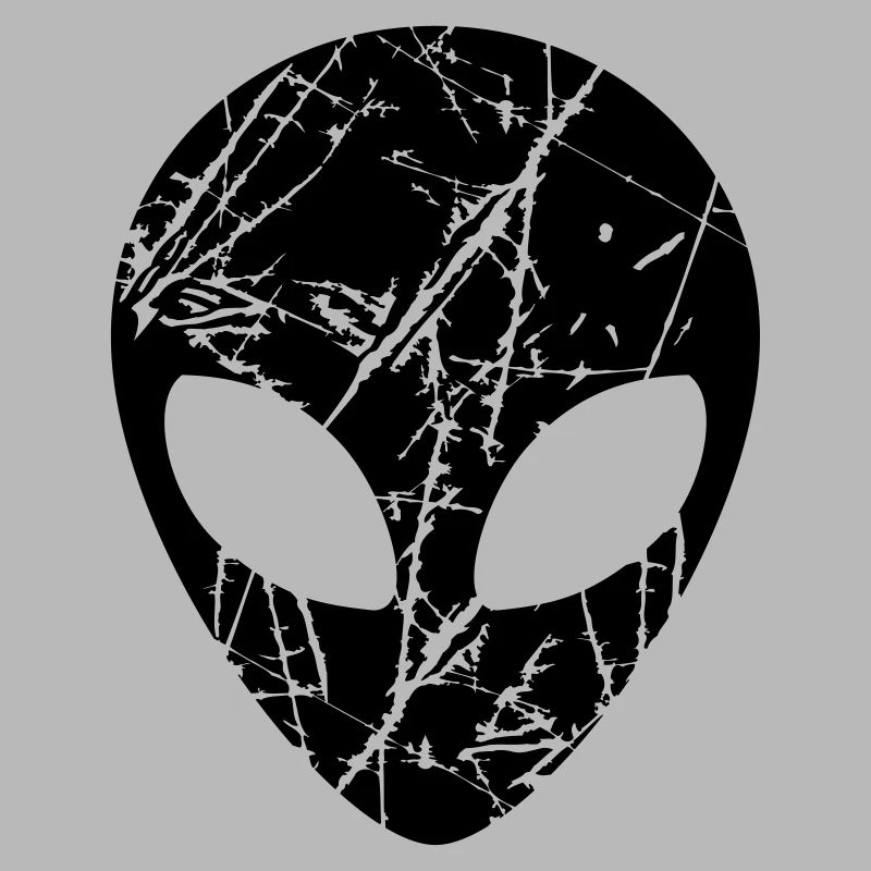 Risse Kopf Alien