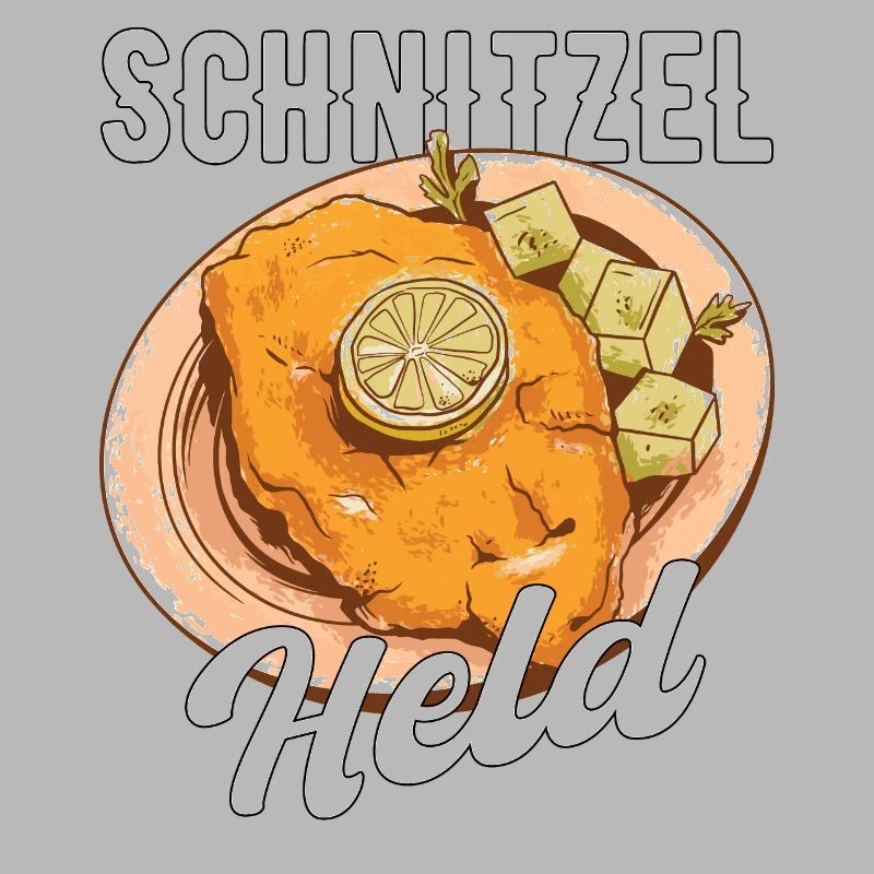 Schnitzel Held Fleisch Geschenk