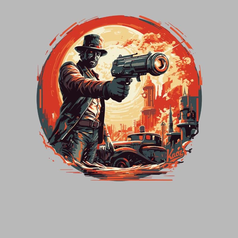 Confrontation de canons à faisceau de science-fiction
