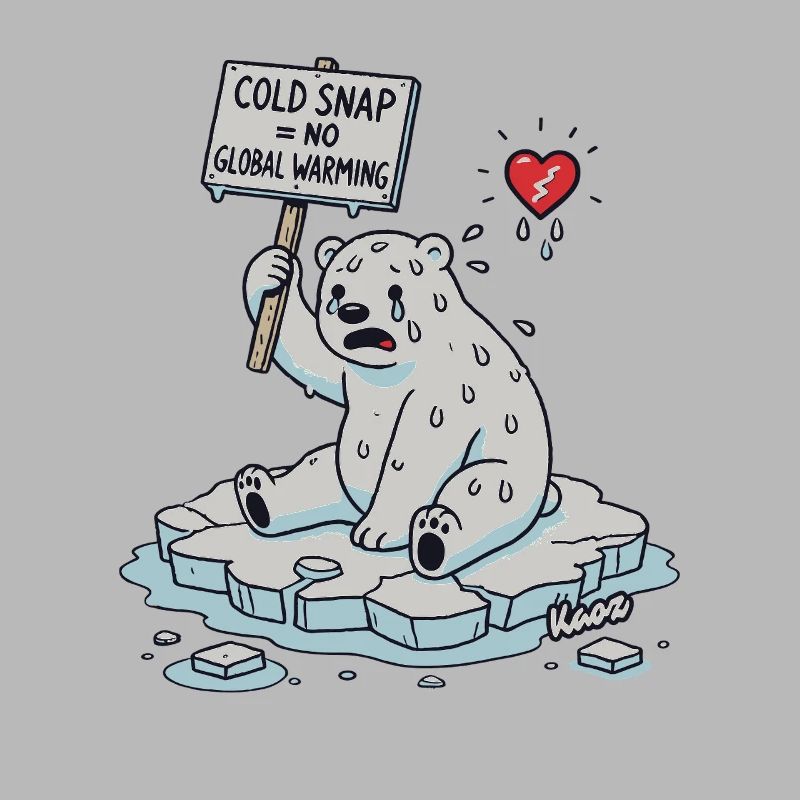 Sweating Polar Bear Climate Change Protest
