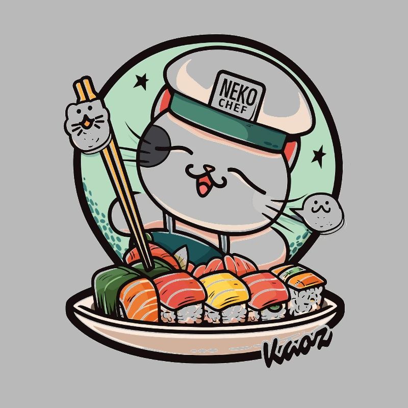 Neko Sushi Chef – Funny Cat Kitchen