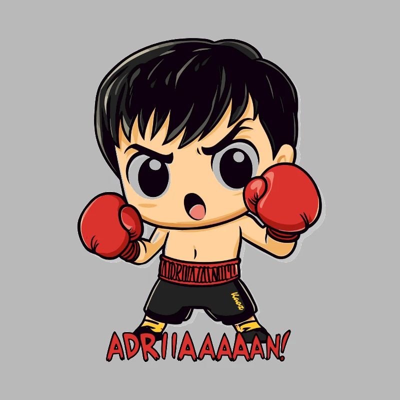 Chibi Boxer – Kampfgeist mit Kultzitat