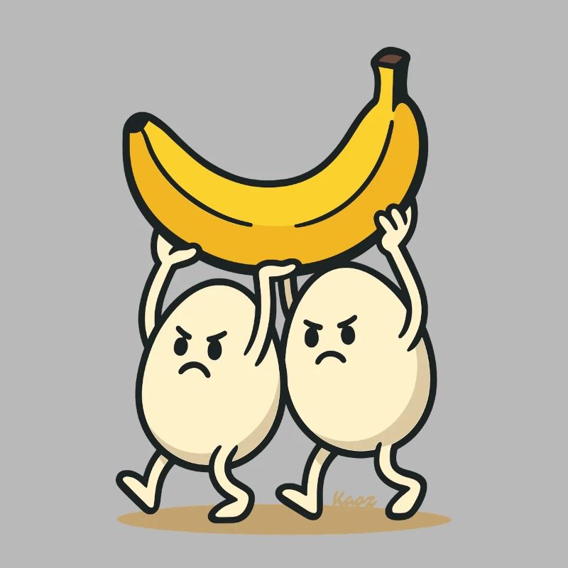 Teamwork – Zwei Eier und eine Banane