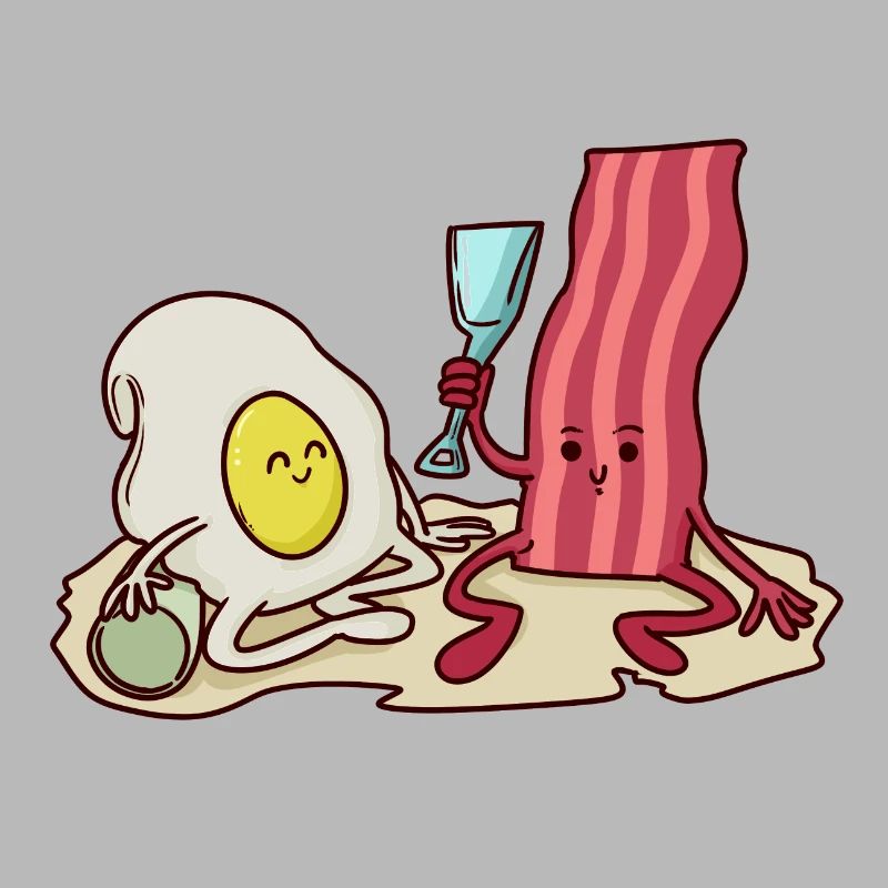 jeu de bacon et œufs dans le bac à sable