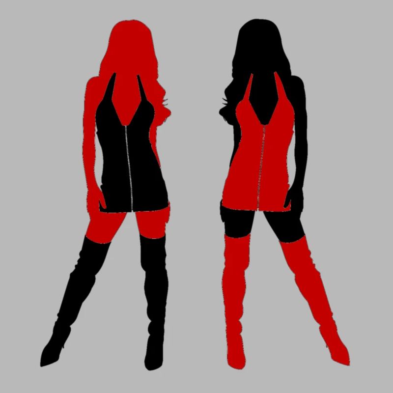 Red - Black