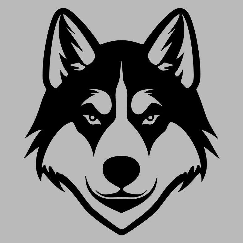 Husky Hund Kopf