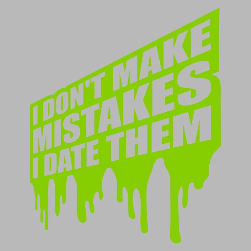Date Mistakes Quote Logo