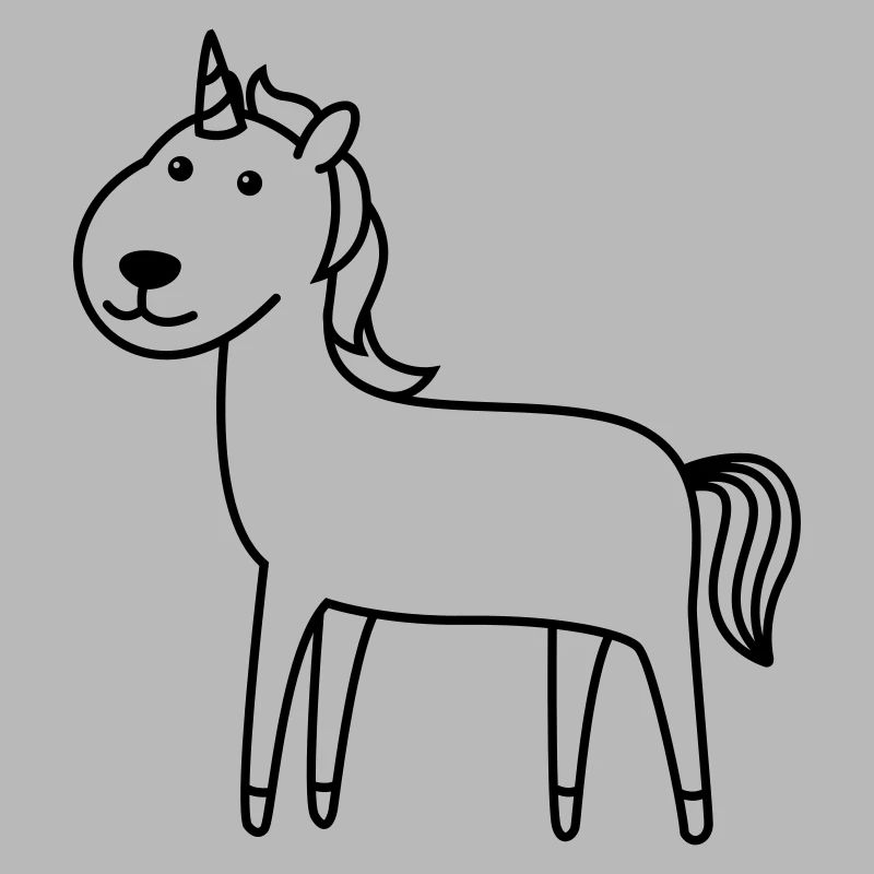 Einhorn Comic Tier