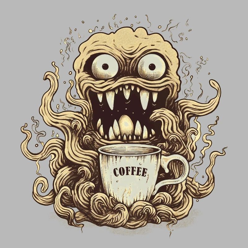Kaffeemonster  - Koffein Zombie - Morgenmuffel