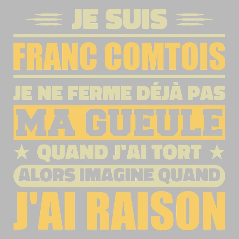 Franc comtois Ich halte meinen Mund nicht zu frank comté
