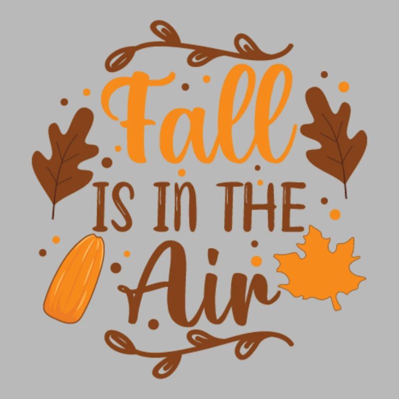 Der Herbst liegt in der Luft mit Eichelblättern