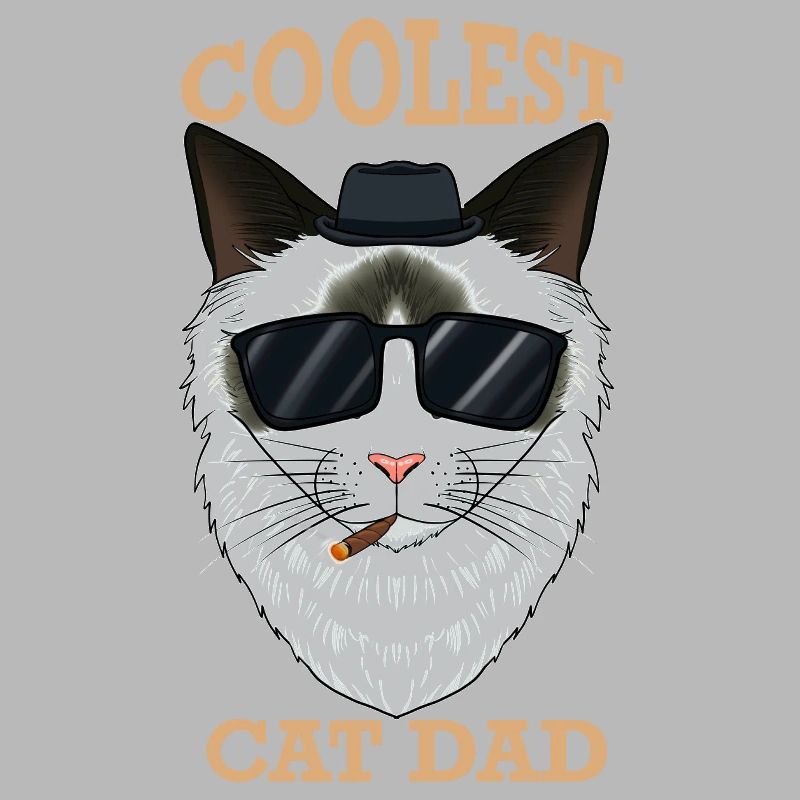 Chat le plus cool Papa I Ragdoll Chat Papa I Ragdoll Chat