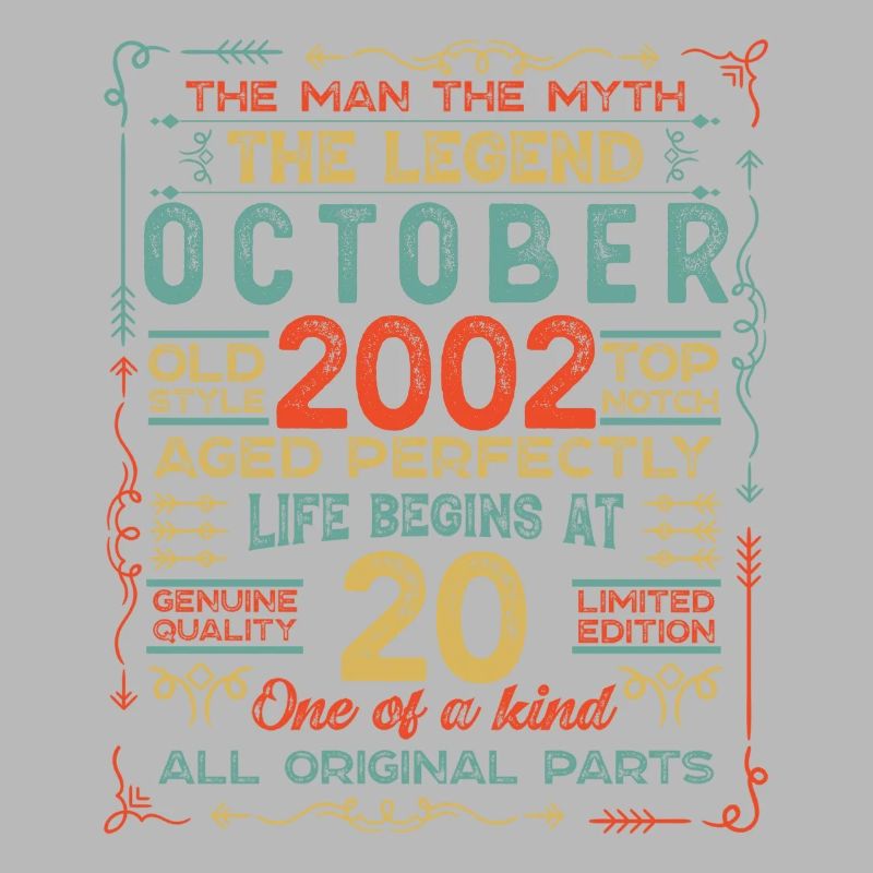 October 2002 - 20th birthday gift. Legend.