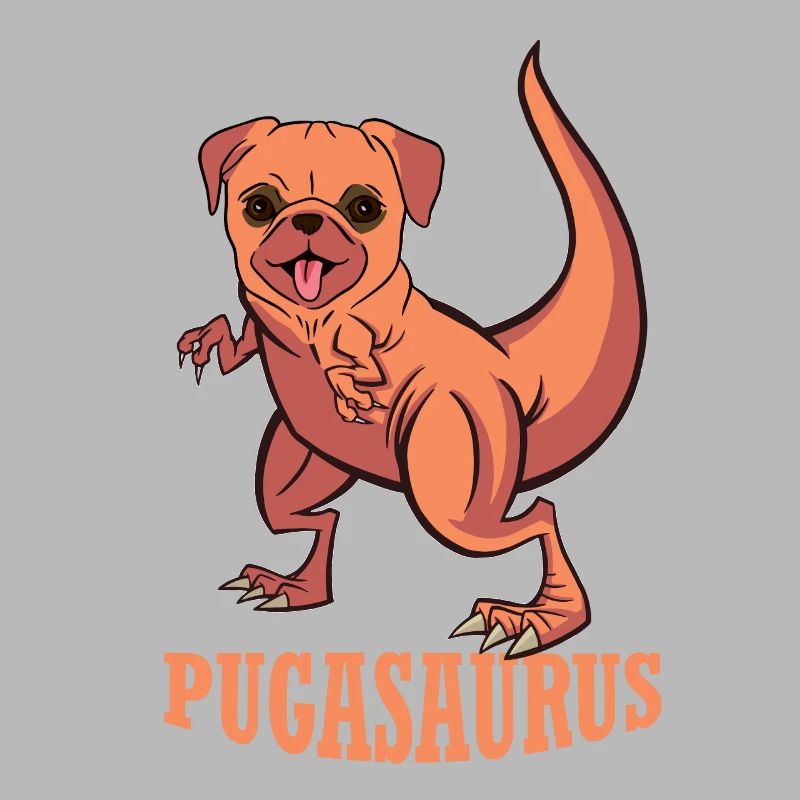 geschenkidee - pugasaurus