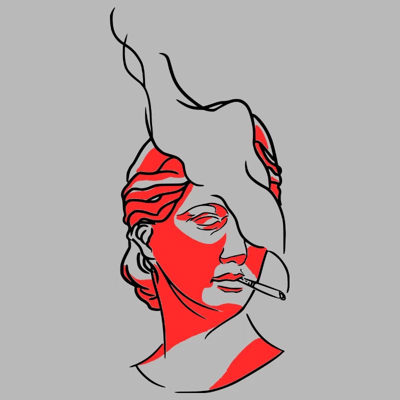 Statue de fumer