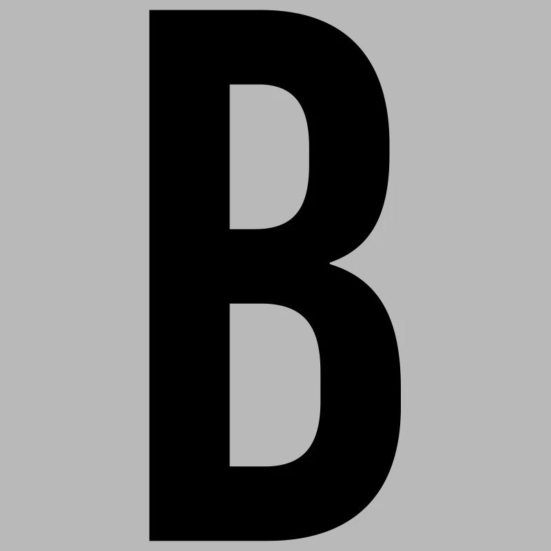 B Letter Tshirt Gift Basti Baba Nameshirt