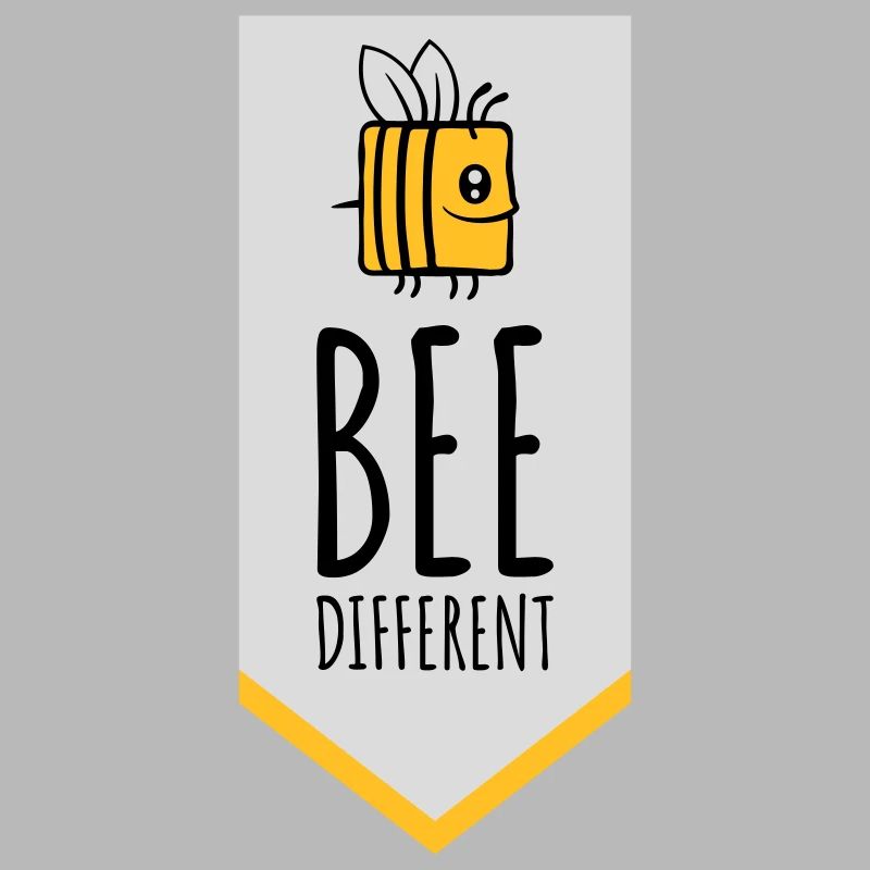 bee different Spruch Zitat
