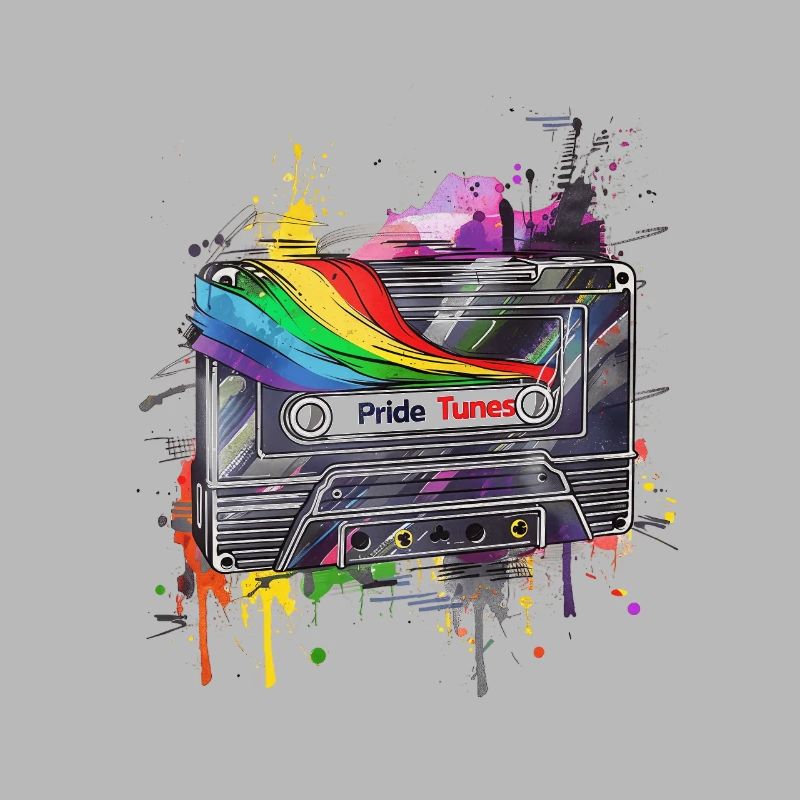 Conception de cassette rétro Pride Tunes