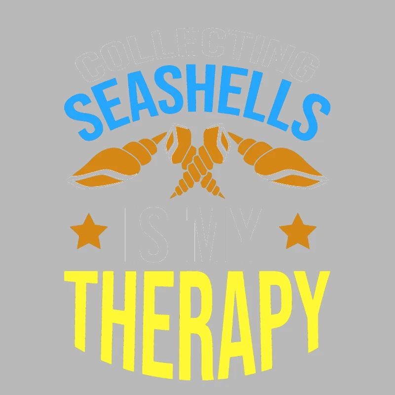Collecting Seashells Is My Therapy Shells