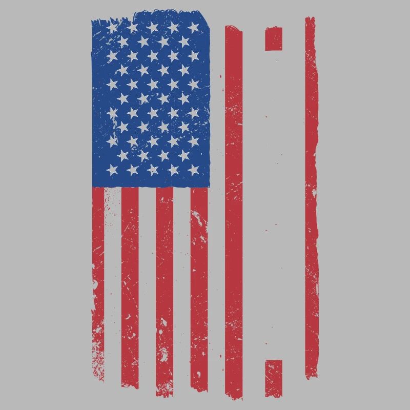 German Shorthaired Pointer Us Flag