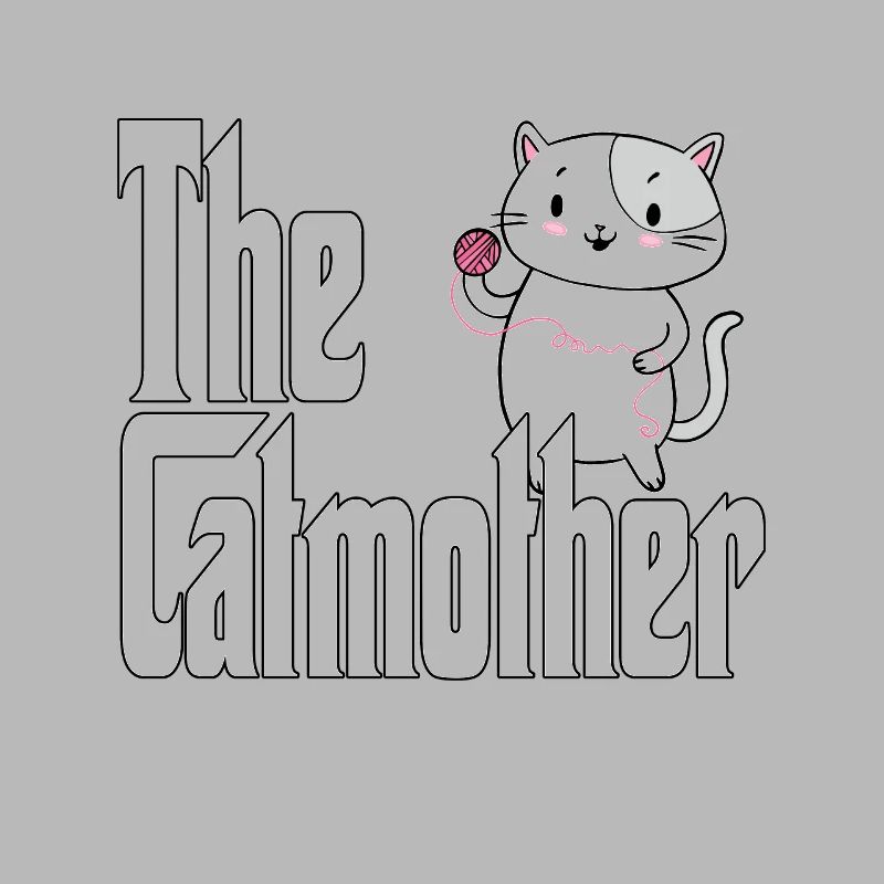 Maman chat La mère chat folle Chat Mère Kitty Maman