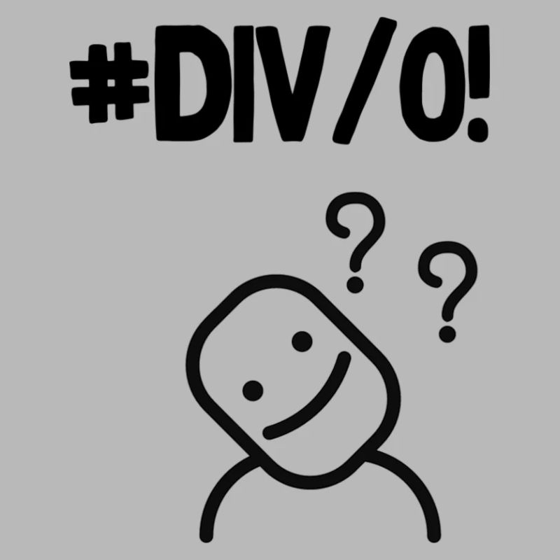 #DIV/0! Excel Error