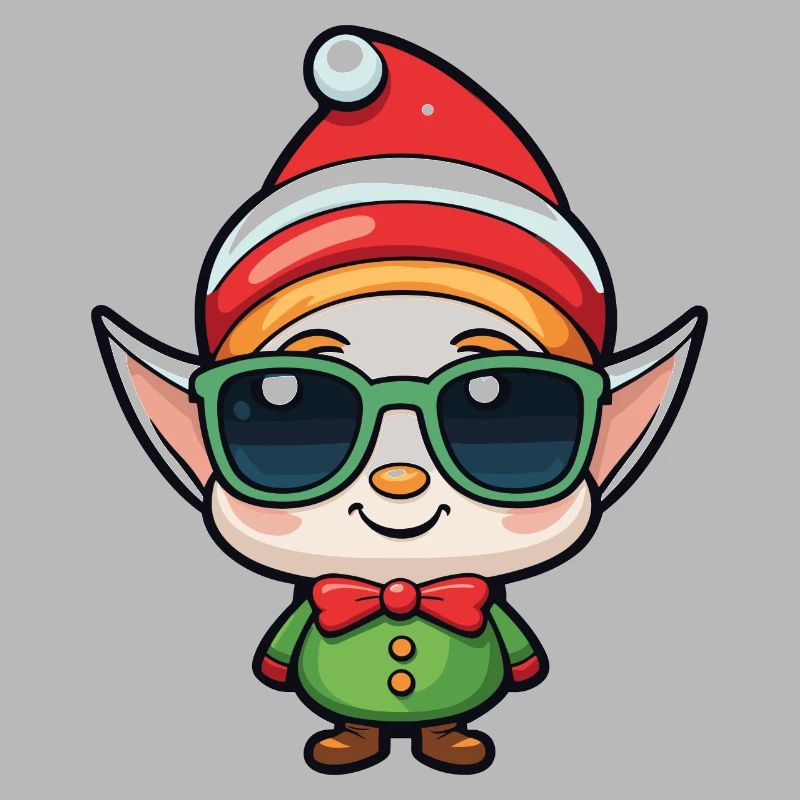 Dessin de Noël elfe