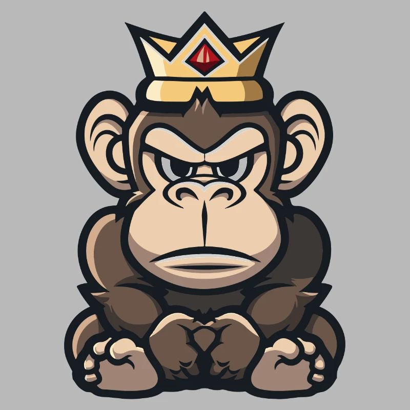 Monkey Comic Crown