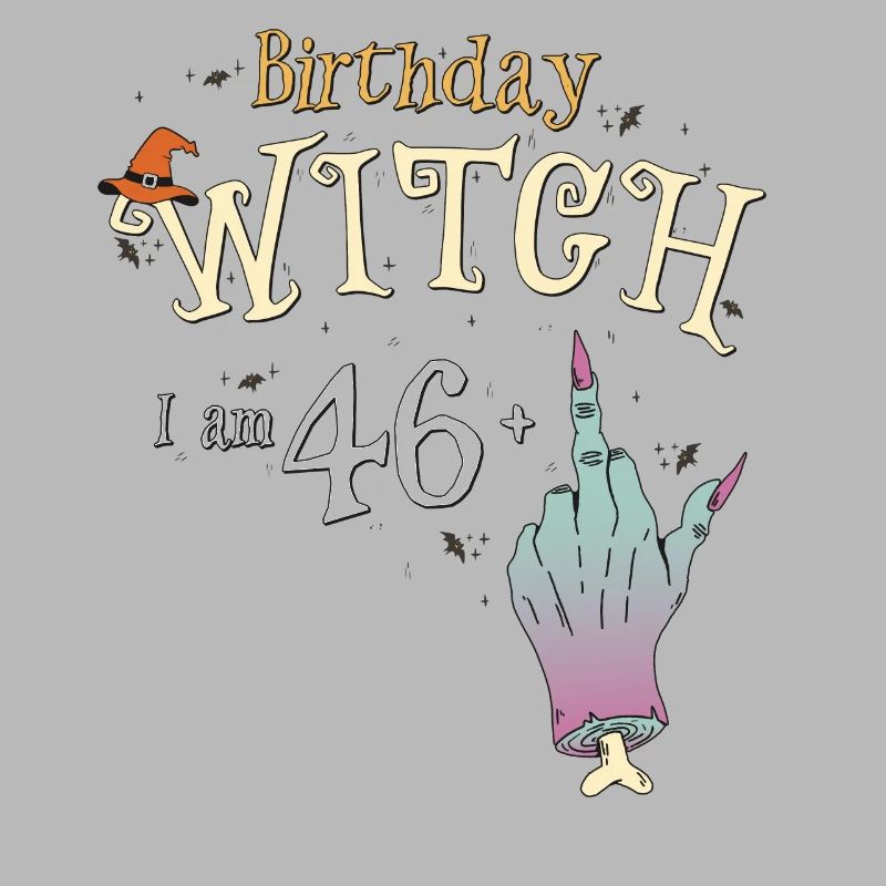 47. Geburtstag Hexe Lustige HallowQueen Trick oder