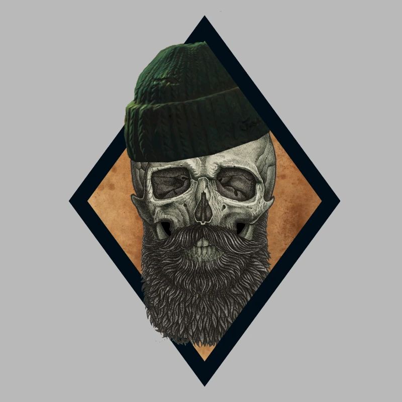Pêcheur de crâne de barbe