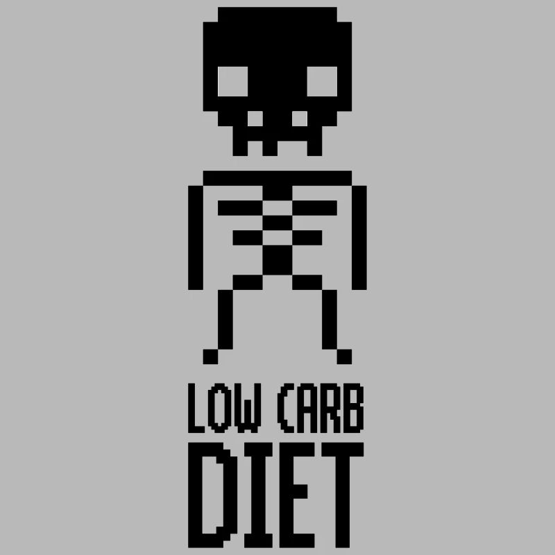Bas squelette de régime de Carb