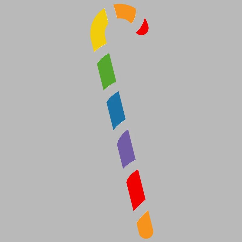 rainbow candy cane lgbtqi queer
