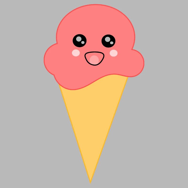 Eis Eiscreme Erdbeereis
