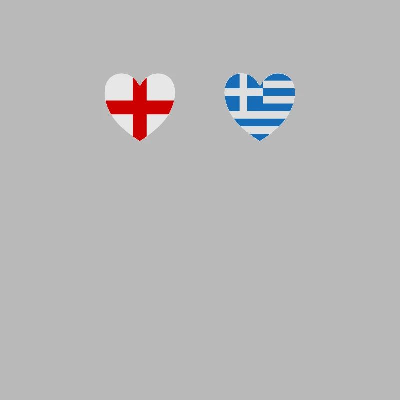 Angleterre et Grèce Drapeaux hellas grecs