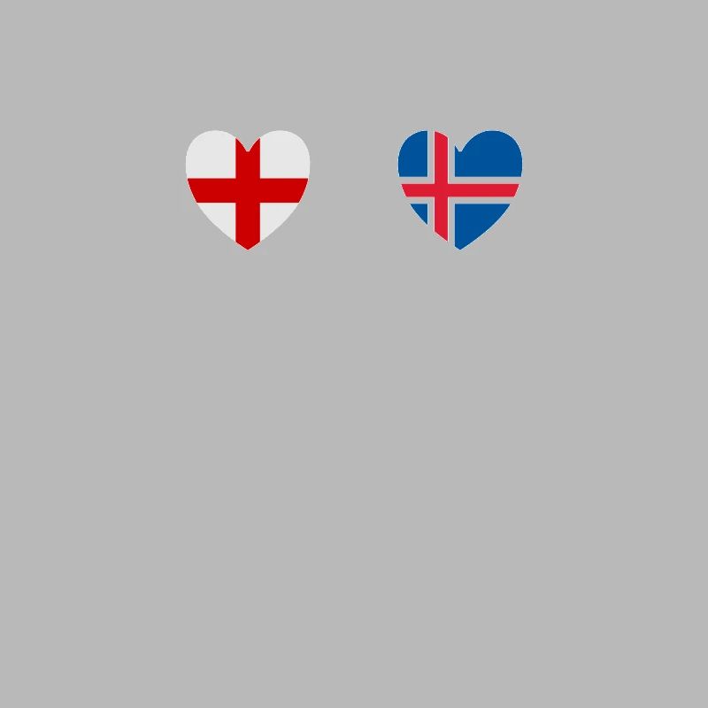 Drapeaux de l’Angleterre et de l’Islande