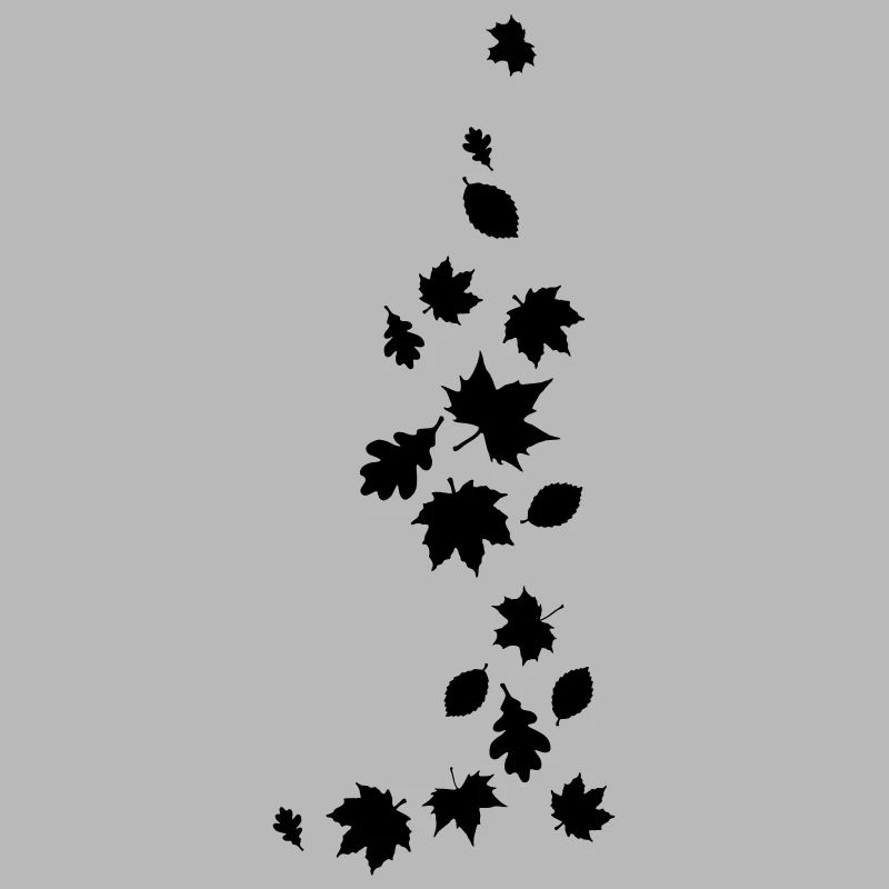 Les feuilles d'automne arbre d'érable chêne Beech Forest Park