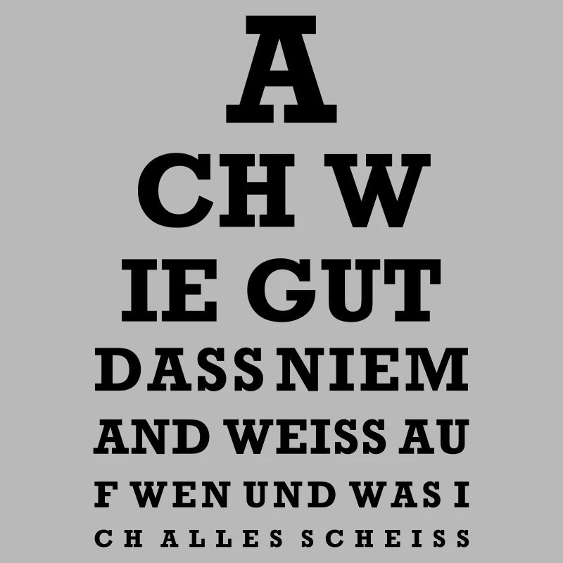 Vision Test - oh how good ...